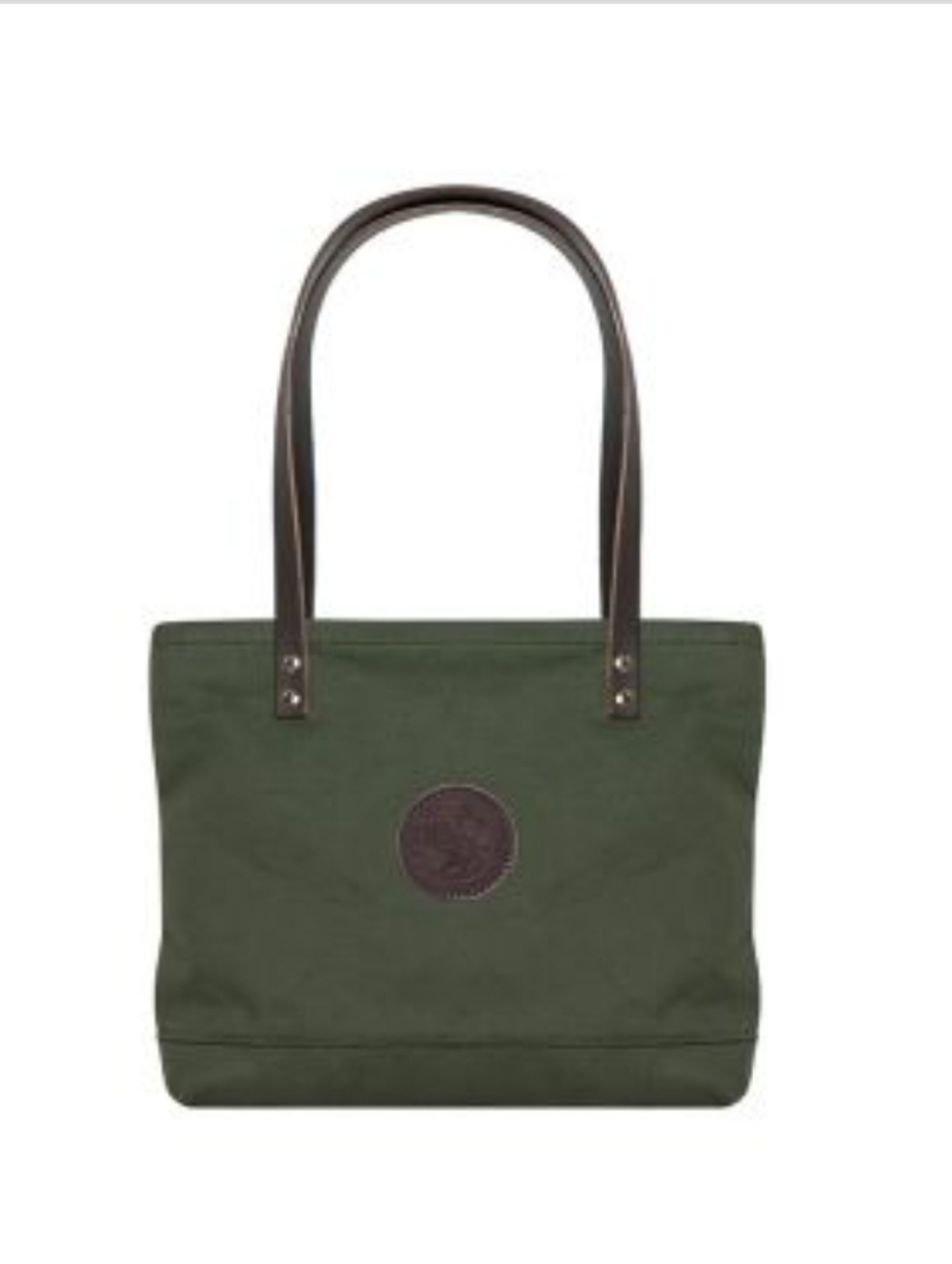 Duluth Pack Olive Green Canvas Market Tote – Lakewalk Shoulder Bag Made in USA
